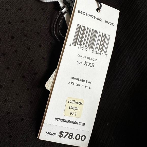 NEW Sheer Black Polka Dot Long Sleeve Bodysuit Ruffle Cocktail Party Holiday - Picture 5 of 8